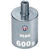 Magnosphere Magnete di fermo cilindrico con perno filettato - Ø6 - 63mm - Neodimio (NdFeB) - Forza di attrazione fino a 170 kg - Magneti cilindrici permanenti al Neodimio (Terre Rare) - Calamite potenti, Grandezzas:Ø 6 | M3x7 | 0.6kg forza