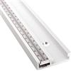 GIVIHGETI Guida per scanalature a T con scala mobile, 45 tipo 800 mm, guida in alluminio, scanalatura a T, per fai da te, sega circolare da tavolo, banco da lavoro