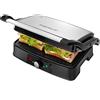 Aigostar - Barbecue elettrico da tavolo, Panini Maker, sandwich Maker, Grill elettrico, 1500 Watt, Argento