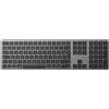 Merkloos Tastiera wireless - Layout francese AZERTY - Bluetooth - 3 dispositivi - Grigio scuro