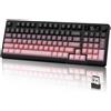 Merkloos Tastiera gaming wireless - 90% - Display - Manopola - Nero grigio - Bluetooth 2,4 GHz