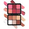 Erinde Palette Viso 3 in 1 in Crema, 12 Colori, Blush, Contour e Correttore, Alta Pigmentazione, Sfumabile, Effetto Naturale Opaco, Palette Trucco Multifunzionale, Vegan, 1 Pezzo (40 g)