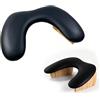 RATSTONE Poggiamano Per Unghie,Poggia Mani Per Unghie,Cuscino Mani Pieghevole Per Manicure, Poggia Mani In Pelle Pu, Design Ergonomico, Tavolo Da Manicure Pieghevole Per Salone Di Bellezza (nero)