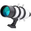 Generic Accessori per telescopi 8x50 Ingrandimento 8X Mirino Cannocchiali Vista Accessori Astronomici(Black bracket)