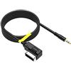 Chelink, cavo adattatore audio per smartphone, AUX-IN 3.5 mm per AUDI A3/A4/A5/A6/A8 Q5/Q7/R8/TT, 2 m