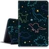 BWEGRHE Custodia divertente con dinosauri per Samsung Galaxy Tab A7 Lite 8,7 modello 2021 (SM-T220/T225/T227), custodia in pelle PU con supporto pieghevole per Galaxy Tab A7 2020