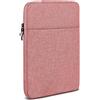 moex Custodia Tablet Custodia per Lenovo Idea Tab Plus (2025) Borsa con Cerniera e Scomparto per Accessori, Nylon Tessuto Sleeve Morbida Imbottita Protettiva Minimalista Dash Case, Rosa
