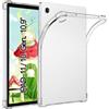 SUEEWE Custodia in silicone TPU per iPad (A16) 11a/10a generazione (2025/2022) | Angoli rinforzati in TPU, antiurto, antigraffio, trasparente