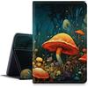 BWEGRHE Custodia a forma di funghi per Samsung Galaxy Tab S6 Lite 10,4 pollici 2024/2022/2020 (SM-P620/P610/P613/P615), custodia pieghevole in pelle PU antiurto con funzione sleep/wake per Galaxy Tab S6 Lite