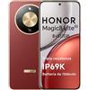 HONOR Magic8 Lite Smartphone 5G, 8+512GB, 7500mAh, IP68+69K, Reddish Brown | Tripla Resistenza, Fotocamera AI 108 MP con OIS, Display AMOLED da 6.79 Pollici Cellulari, AI Intelligente, Dual SIM, NFC