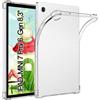 SUEEWE Custodia in silicone TPU per iPad mini 7 A17 Pro/6a generazione 8,3 | Angoli rinforzati in TPU, antiurto, antigraffio, trasparente