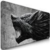 SIDORENKO XXL Gaming Mousepad - 900 x 400 mm - Bordi Senza Frange - Antiscivolo - XXL Tappetino Mouse I Desk Pad - la Superficie Speciale migliora la velocità e la precisione I Bianco