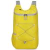 Sumsoctober Zaino pieghevole ultraleggero 100g impermeabile escursionismo, Giallo, L | Design ultraleggero da 100 g, si piega fino a 14 x 6 cm, tessuto impermeabile, ideale per escursioni e viaggi