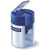 STAEDTLER 511 Temperamatite - con serbatoio, fino a 8,2 mm | Temperino in metallo, angolo 23°, coperchio a pulsante trattiene i trucioli - Art.-Nr. 511 001