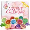 Moiuguli Shower Steamers Aromaterapia Calendario Avvento 2025, Sorpresa per 24 Giorni Bombe da Doccia, 12 Profumi Naturali，Donna Uomo Calendario Dell Avvento 2025, Un Regalo di Natale per i Cari Della Ragazza
