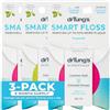 drTung's Dr Tung's Smart filo interdentale, 30 iarde (confezione da 3)