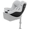 CYBEX Gold Seggiolino Auto Sirona G i-Size, Senza Base, Fog Grey | Senza Base, Da ca. 3 Mesi a 4 Anni, Max 19 kg, 61-105 cm, Rotazione a 360 Gradi, Protezione Laterale Integrata