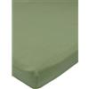 Meyco Lenzuolo con angoli elasticizzati per bambini, in jersey, verde oliva, 75 x 95 cm, 1 pezzo, Oeko-Tex Standard 100