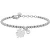KIDULT - Bracciale Donna - Bracciale sfere con quadrifoglio - 732332