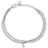 KIDULT - Bracciale Donna - Bracciale con catene e ciondolo - 831067