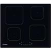 Indesit IS 35Q60 NE Piano Cottura A Induzione Da 60 Cm. 4 Zone Di Cottura, 9 Livelli Di Potenza,Comandi Centrali A Sfioramento, Zona Di Cottura Booster