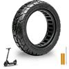 LEFELWEL 60/70-6.5 Pneumatici solidi, pneumatici in gomma piena 10 x 2.50, pneumatici fuoristrada per Ninebot Max G30/G30 D2/F2 Pro D/Xiaomi 5/5 Pro/5 Max E Scooter, pneumatici di ricambio da 10 pollici