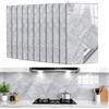 YNNHUDEEP 10 piastrelle adesive da cucina in marmo, 60 x 30 cm, piastrelle | Piastrelle autoadesive, piastrelle da parete per cucina, soggiorno, impermeabile, da incollare, pellicola per piastrelle da