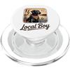 Southern Labrador Local Boy Duck Hunting Ragazzo locale Labrador Caccia Cane Anatra Caccia PopSockets PopGrip per MagSafe
