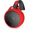 JAZ SBS Speaker Wizard da 3W, Cassa Musica Water Resistant IPX6, Altoparlante Wireless con Laccetto e Cavo di Ricarica, Rosso