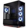 Thermaltake Stage 500 TG ARGB | Case ATX Mid-Tower | 3 × 140‑mm ARGB | Panoramic TG | High Air Flow | Supporto radiatore 420 mm | Nero