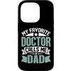 Proud Dad Father Parent of a Doctor Tees Custodia per iPhone 14 Pro Orgoglioso papà di un dottore divertente laurea in medicina