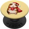Cozy Lantern Wildlife Pallina natalizia invernale per gli amanti del maialino d'India PopSockets PopGrip Adesivo