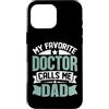 Proud Dad Father Parent of a Doctor Tees Custodia per iPhone 16 Pro Max Orgoglioso papà di un dottore divertente laurea in medicina