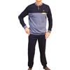Navigare Pigiama Uomo Invernale Caldo Cotone Interlock Grigio 2141340