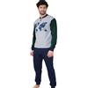 Navigare Pigiama Uomo Invernale Caldo Cotone Interlock Grigio 2141340