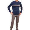 Navigare Pigiama Uomo Invernale Caldo Cotone Interlock Grigio 2141340