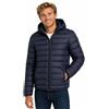 Geographical Norway Uomo Giacca Amichoko trapuntata leggera cappuccio removibile zip centrale tasche laterali antivento confortevole stile casual moderno poliamide
