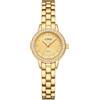 CIVO Orologio Donna Piccolo Acciaio: Gioiello Elegante Analogico Bicolore | Vintage Quadrante a Cerchi Concentrici in Rilievo Diamanti Versatile Uso Quotidiano - Regalo Mamma Moglie Natale Compleanno