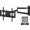 Lustrens Supporto a muro per televisori da 66-65 pollici, con portata elevata e lunghezza di 840 mm