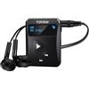 Merkloos Radio digitale DAB+: radio portatile, piccolo e leggero (27 g), batteria con autonomia di 7 ore, clip sportiva