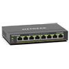 Merkloos Switch di rete - 8 porte - Gigabit - PoE+ - Gestito - 62 W - Alloggiamento in metallo - Nero
