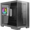 Lustrens Case per PC ATX Mid Tower ZK900 - illuminazione ARGB PWM, struttura a doppia camera, raffreddamento a liquido da 360 mm