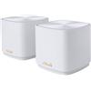 Merkloos Sistema mesh Wi-Fi per l'intera casa - Router Wi-Fi 6 - Copertura fino a 4800 piedi quadrati - Set da 2 pezzi