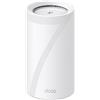 Merkloos TP-Link Deco BE85, sistema Wi-Fi 7 Mesh WLAN (confezione da 1), router e ripetitore tri-band BE19000 (porta Ethernet/fibra ottica da 10 Gbps, velocità Wi-Fi di 19 Gbps, WPA3, canali da 320 MHz, 6 GHz), colore bianco