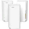 Merkloos Sistema mesh Wi-Fi 6, router mesh per rete domestica - AX5400, dual-band - portata di 680 m² - set da 3 pezzi
