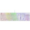 Merkloos Tastiera da gaming - Meccanica - RGB - Switch rossi - Anti-ghosting - Layout francese