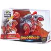 Merkloos Robo Alive Dino Wars, T-Rex: giocattolo robotico, dinosauro con movimenti realistici, carro armato da combattimento (T-Rex)