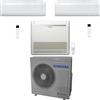 Samsung Climatizzatore Condizionatore Samsung Windfree Avant S2 Wifi + Console R32 Trial Split Inverter 9000 + 9000 + 12000 BTU con U.E. AJ052TXJ3KG/EU Classe A+++/A++