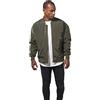 URBAN CLASSICS Giacca Bomber Uomo, Invernale, Stile Old School, Giubbotto Corto, Vestibilità Ottimale, Giacchetta a Vento Imbottito Aderente, Baseball