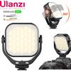 ULANZI VL66 Mini luce Video a Led bicolore 360 ° girevole 2500-6500K CRI95 + lampada di riempimento ricaricabile da 2000mAh per telefono con fotocamera Gopro